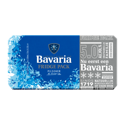 Bavaria Premium Pilsener Fridgepack Blik Bier